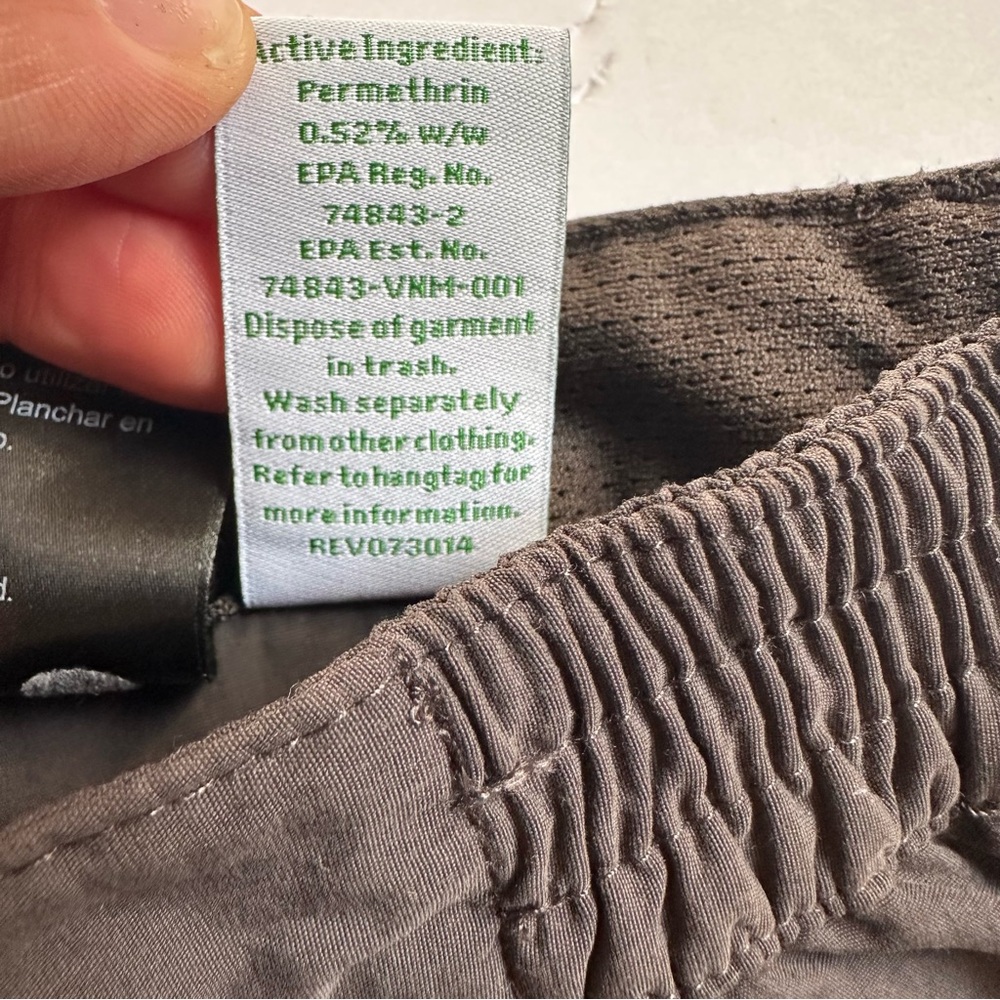 CRAGHOPPERS Men’s Black Pepper NL Insect Shield Repellent Trouser Pants-Size 36R - Picture 11 of 15